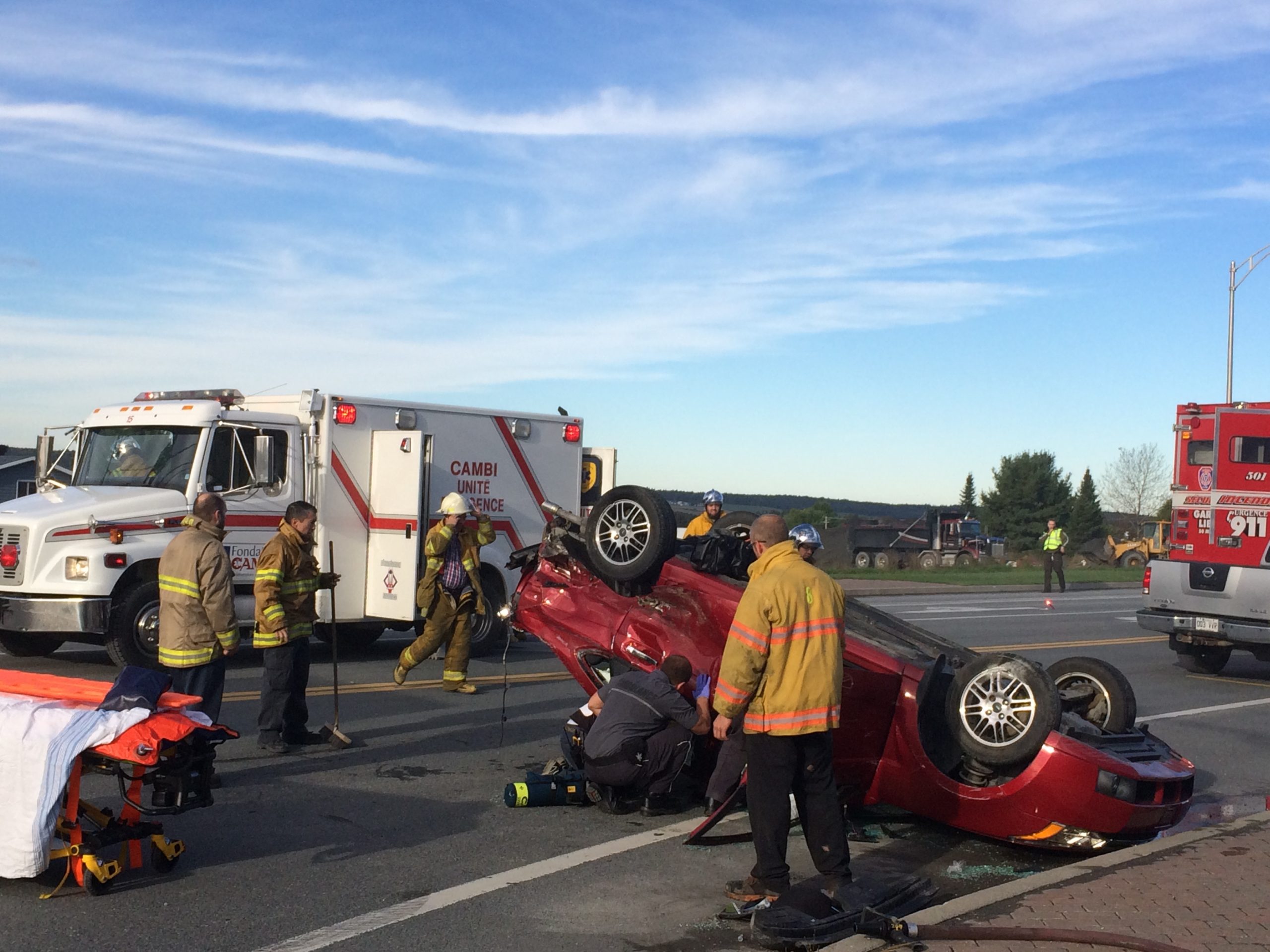 Accident saint thomé