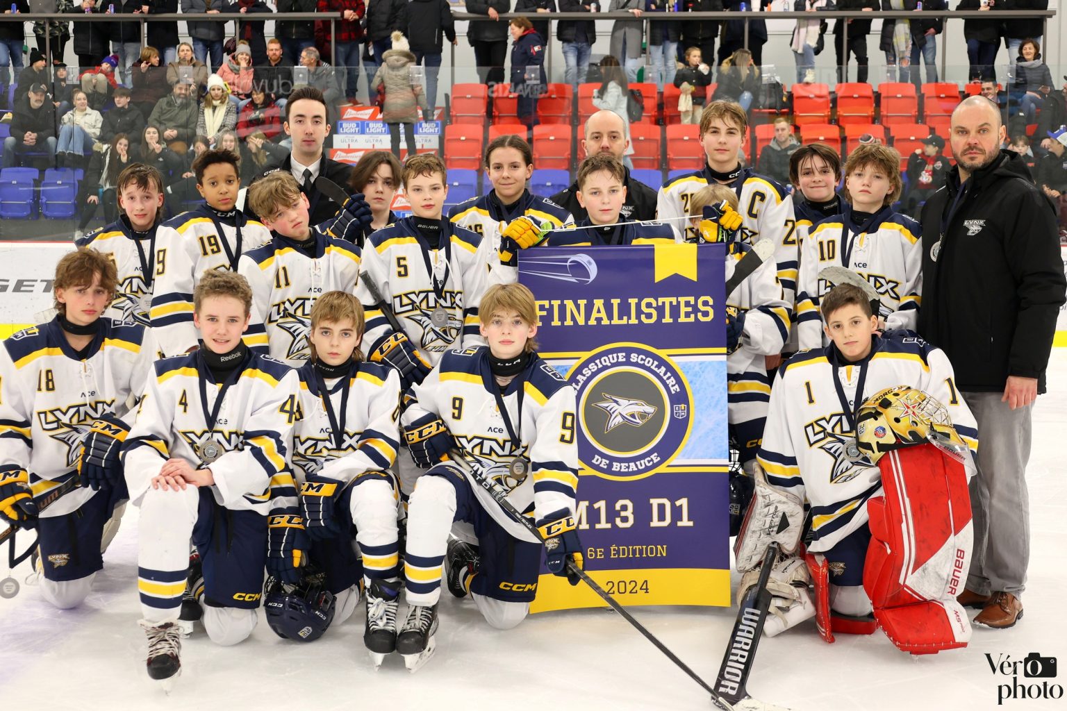 Les Lynx M13 finalistes la Classique scolaire de Beauce L